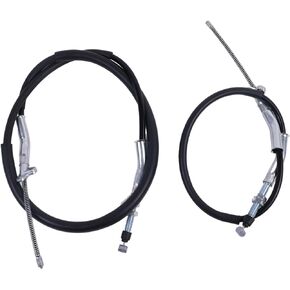 Left & Right Parking Brake Cable Set 54005-1189 54005-1190 Compatible with Kawasaki Mule 500/520/550