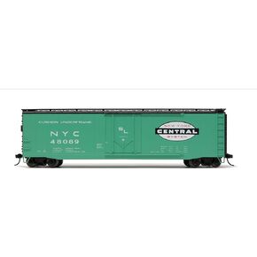 New York Central Railroad Box Car with Plug Door & Roof Walkway Running Number #48089 HO Scale Train Rolling Stock HR6635B