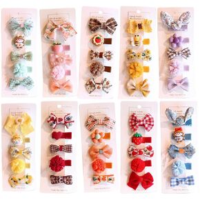 25 Pcs Cute Hair Clips for Girls,Candy Rainbow Baby Girl Hair Clips,Baby Hair Bow Clips,Children Hair Clips for Infants Toddlers Kids Children(Random styles)