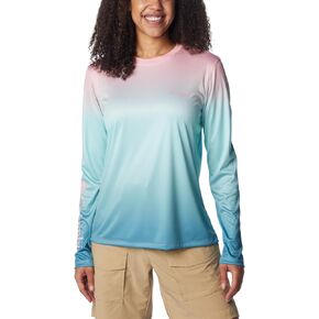 Columbia Women's Standard Tidal Tee PFG Palm Rise