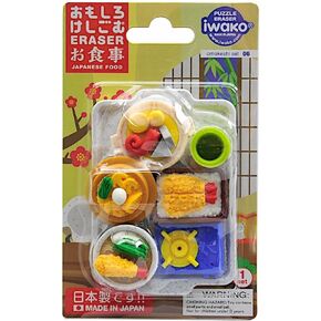 Iwako Japanese Foods Eraser Set (38336)
