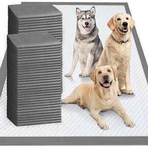 FPN Charcoal Pee Pads for Dogs | Wee Wee Pads 200 Count | Scented Puppy Pads | Extra Absorbent | Heavy Duty Dog Pads | 5 Layer Pads for Instant Absorption, 13x18 Inches (Small), 200