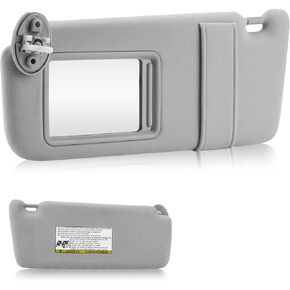 Youxmoto Sun Visor for Toyota Venza Left Driver Side, 2009 2010 2011 2012 2013 2014 2015 2016 with Sunroof, Grey Replaces # ‎74320-0T021-A1
