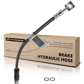 A-Premium Front Driver Brake Hydraulic Hose Compatible with Chevrolet Malibu 2004-2012 & Pontiac G6 2005-2010 & Saturn Aura 2007-2009