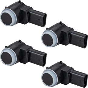 New 4pcs PDC Bumper Parking Aid Assist Sensors Backup Reverse Radar Replacement Kit Compatible with Mercedes Benz W211 W203 W204 W164 W221 W216 W219 W251 R230 R171 X164 Sprinter 2500/3500