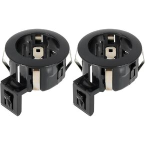 X AUTOHAUX 2pcs 89348-33030-C0 Black Rear Car Bumper Parking Sensor Retainer for Toyota Tundra 2007-2013 for Toyota FJ Cruiser 2011-2014