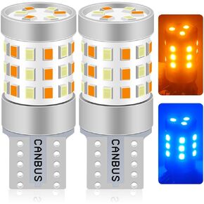 Fenikso T10 921 194 168 175 LED Bulbs Anber Super Brigh 2016 42-SMD 12 V RV Trailer Reverse LED Light Bulbs Boat Trunk Interior Dome Map License Lights, Backup Reverse Lights (Pack of 2)