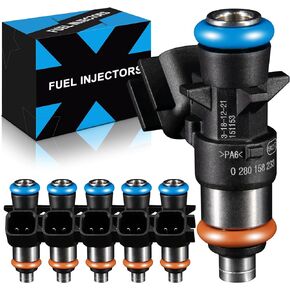 Fuel Injectors 0280158233 Fits For:-Jeep Grand Cherokee Wrangler JK For:-Chrysler 300 For:-Dodge Challenger Avenger Journey For:-Ram 3.6 3.6L 2011-2019, FJ1147 (6)