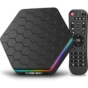 BL Android TV Box 12.0, 2024 Android TV Box 4GB RAM 64GB ROM, 6K TV Box Android 4K Wi-Fi 6, T95Z Plus Android Box 6K HDR10+ H618 Quad-core CPU 2.4G/5G Wi-Fi Bluetooth 5.0 Ethernet 100M Smart TV Box