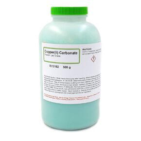 Innovating Science Lab-Grade Copper (II) Carbonate Powder, 500g - The Curated Chemical Collection
