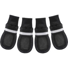 Breathable Mesh Dog Boots, Dog Boots for Large Dogs, Dog Paw Protection for Hot Pavement