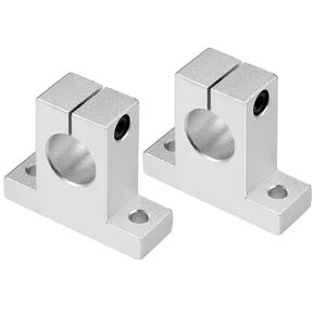 uxcell 20mm Shaft Support SK20 Linear Motion Slide Rail Guide Blocks for CNC 3D Printer (Pack of 2)