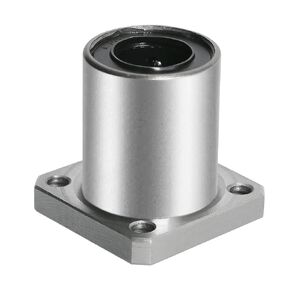 Aopin LMK30UU Square Flange Linear Motion Ball Bearing, ID 30mm, OD 45mm Linear Ball Bearings Sae52100 Carbon Steel, 6 Rows of Steel Balls, Great for CNC, 3D Printer, Linear Rail Guide