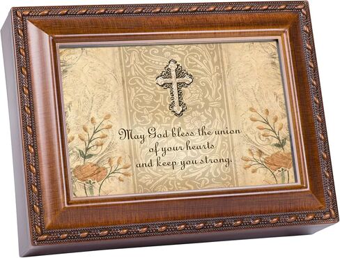 صندوق موسيقى خشبي لحفلات الزفاف/صندوق مجوهرات Plays Ave Maria in Saudi Arabia