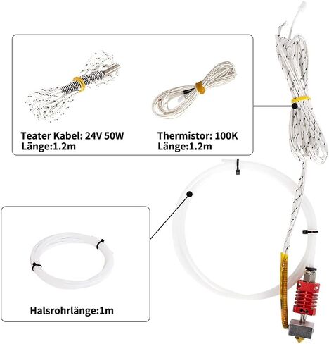 أنبوب تيفلون 2M PTFE أنبوب طابعة ثلاثية الأبعاد لخيوط 1.75 مم، 4 مم OD X 2 مم ID واضح أنابيب PTFE مقاومة درجات الحرارة العالية أنبوب الطارد المرن in Saudi Arabia