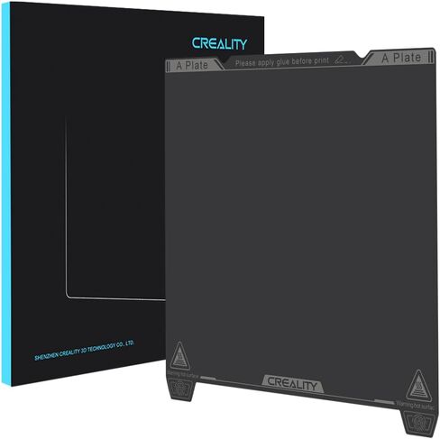Official Creality K1 Max Build Plate PEI Sheet, 315 x 310mm Smooth Removable Flexible Spring Surface Excellent Heat Resistance Heated for Ender 3 S1 Plus K1 Max 3D Printer(Without Magnetic Base) in Kuwait