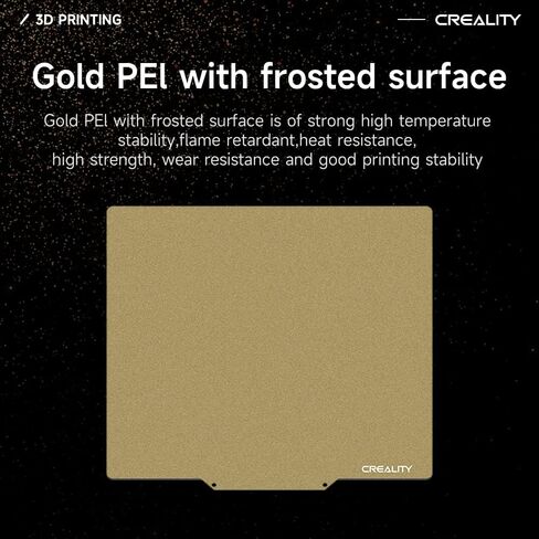 Official Creality K1 Max Build Plate PEI Sheet, 315 x 310mm Smooth Removable Flexible Spring Surface Excellent Heat Resistance Heated for Ender 3 S1 Plus K1 Max 3D Printer(Without Magnetic Base) in Kuwait