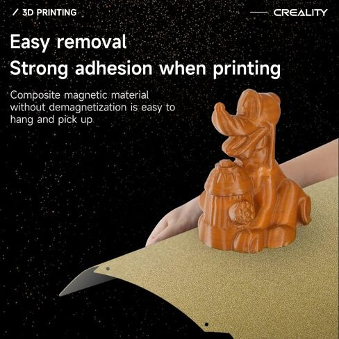 Official Creality K1 Max Build Plate PEI Sheet, 315 x 310mm Smooth Removable Flexible Spring Surface Excellent Heat Resistance Heated for Ender 3 S1 Plus K1 Max 3D Printer(Without Magnetic Base) in Kuwait