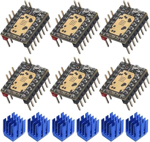 BIGTREETECH Direct 6 قطع TMC2209 V1.3 محرك متدرج 2.8A UART عصا خطوات صامتة للغاية تدعم وضع الخطوة/DIR للأخطبوط V1.1/Octopus pro/SKR V1.4 Turbo SKR 3 Manta M4P/M5P/M8P لوحة التحكم in Saudi Arabia
