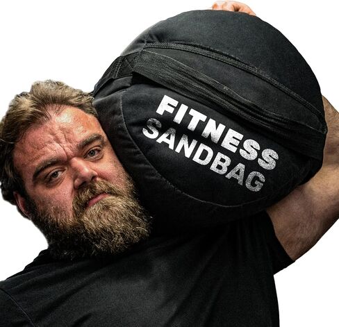 Sandbags for Working Out [Bells of Steel] Workout Sand Bag, Commercial and Home Gym Sand Bags for Weight Training, Strongman Training with Handles for Fitness, Cross, Strength Training in Saudi Arabia