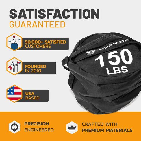 Sandbags for Working Out [Bells of Steel] Workout Sand Bag, Commercial and Home Gym Sand Bags for Weight Training, Strongman Training with Handles for Fitness, Cross, Strength Training in Saudi Arabia