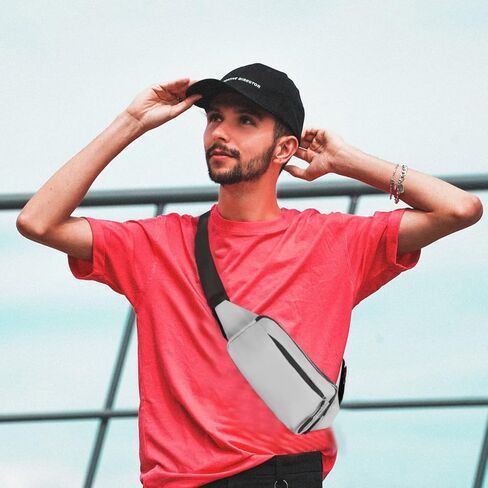 Fanny Packs for Men and Women,Water Resistant Waist Bag & Hip Bum Bag with Adjustable Strap for Travel Sports Running in Kuwait