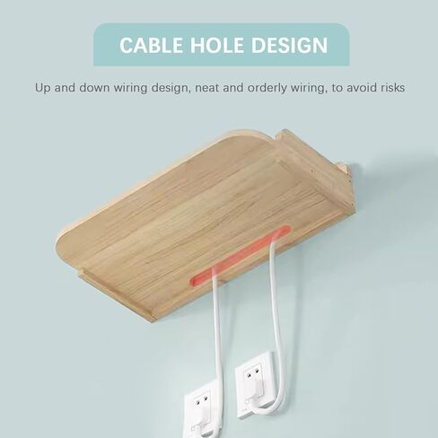 جدار جبل خشبي العارض الجرف العائمة العارض جدار حامل العارض جدار الرف العارض جدار حامل جدار تخزين الرف للديكور المنزل in Kuwait