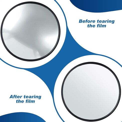 Maitys 4 Pcs Convex Mirror Acrylic Safety Security Traffic Garage Corner Mirror Adjustable Wide Angle View Mirror with Fixing Bracket for Indoor Outdoor School Classroom Warehouse (18 Inch) in Saudi Arabia