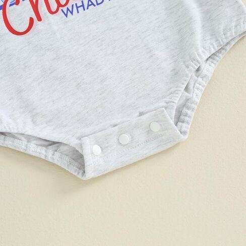 Baby Boy Girl Baseball Bubble Romper Little Slugger Baseball Print Oversized Bodysuit Short Sleeve Summer Clothes in Saudi Arabia