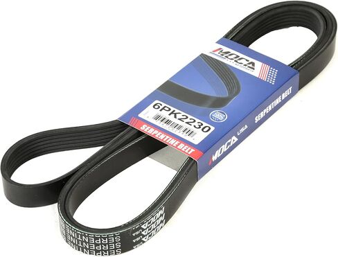 MOCA EPDM Serpentine Belt fit 97-03 A6 Quattro 2.8L & 98-00 A4 2.8L & 98-02 Prizm 1.8L & 03-08 Toyota Corolla 1.8L 6PK1880 in Kuwait