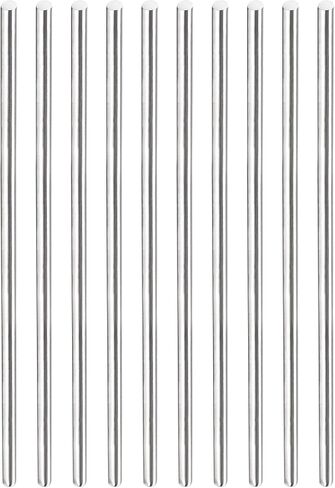 304 Stainless Steel Solid Round Rod, [for Drift Punches Various Shaft DIY Craft Model Plane Model Ship Model Cars] - 2mmx75mm / Silver Tone / 20 Pcs in Saudi Arabia