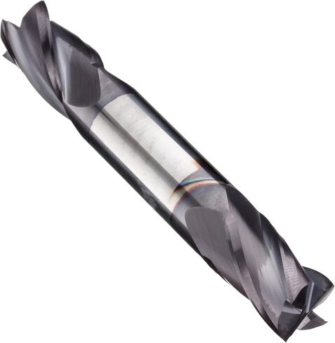 Niagara Cutter N89877 مطحنة نهاية أنف مربعة من الكربيد، نهاية مزدوجة، لمسة نهائية TiAlN، قطع خشن وتشطيب، حلزون 30 درجة، 4 مزامير، الطول الإجمالي 2.5 بوصة، قطر القطع 0.250 بوصة، قطر الساق 0.250 بوصة in Saudi Arabia