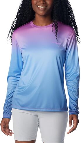 Columbia Women's Standard Tidal Tee PFG Palm Rise in Saudi Arabia