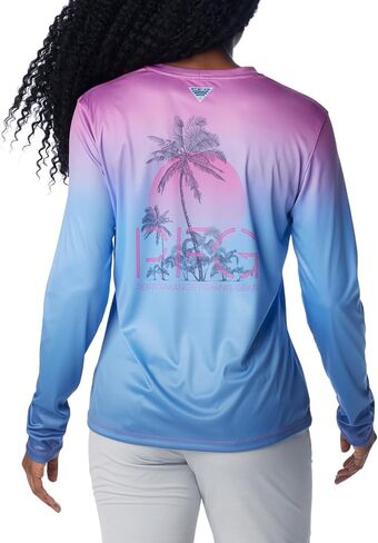 Columbia Women's Standard Tidal Tee PFG Palm Rise in Saudi Arabia