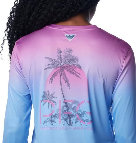 Columbia Women's Standard Tidal Tee PFG Palm Rise in Saudi Arabia