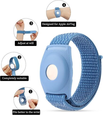 عبوتان من حامل ميدالية الأميرة كروز، حامل ميدالية الأميرة Airtag، حافظة Airtag Watch Band متوافقة مع سوار Princess Cruise Medallion Airtag للأطفال الأكبر سنًا in Kuwait