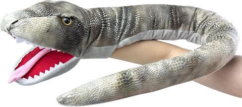 الدمى دمية اليد axolotl أفخم الدمى، لينة محشوة الحيوان لعب الدمى اليدوية للأطفال الذين تتراوح أعمارهم بين 4-8 قصة الدمى الحيوانية، دمية كبيرة مع دمية الفم المنقولة in Kuwait