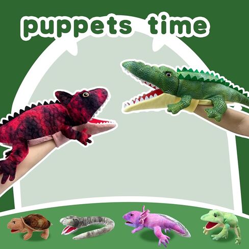 الدمى دمية اليد axolotl أفخم الدمى، لينة محشوة الحيوان لعب الدمى اليدوية للأطفال الذين تتراوح أعمارهم بين 4-8 قصة الدمى الحيوانية، دمية كبيرة مع دمية الفم المنقولة in Kuwait