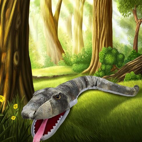 الدمى دمية اليد axolotl أفخم الدمى، لينة محشوة الحيوان لعب الدمى اليدوية للأطفال الذين تتراوح أعمارهم بين 4-8 قصة الدمى الحيوانية، دمية كبيرة مع دمية الفم المنقولة in Kuwait
