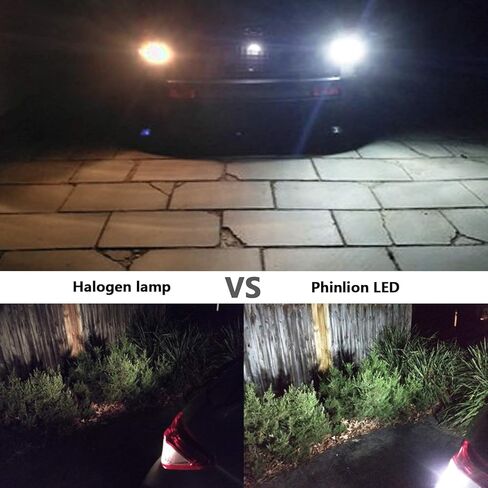 مصابيح PHINLION 1157 2057 LED، مصابيح احتياطية بيضاء زينون 6000K، فائقة السطوع 3030 27-SMD P215W BAY15D 7528 1034 استبدال LED لمصابيح DRL الاحتياطية للسيارة in Kuwait