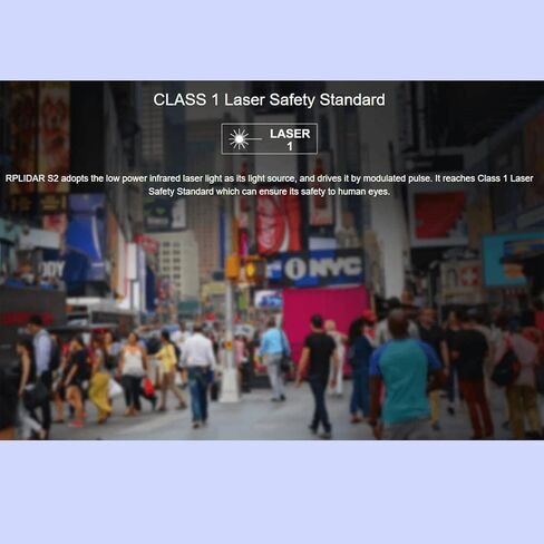 youyeetoo RPLIDAR S2L 360° DTOF Lidar Scanner with 18M Radius, 32K Sampling Rate, IP65 Protection and Up to 80K Lux Light Resistance for AGV, UAV and Robot Navigation Obstacle Avoidance in Kuwait