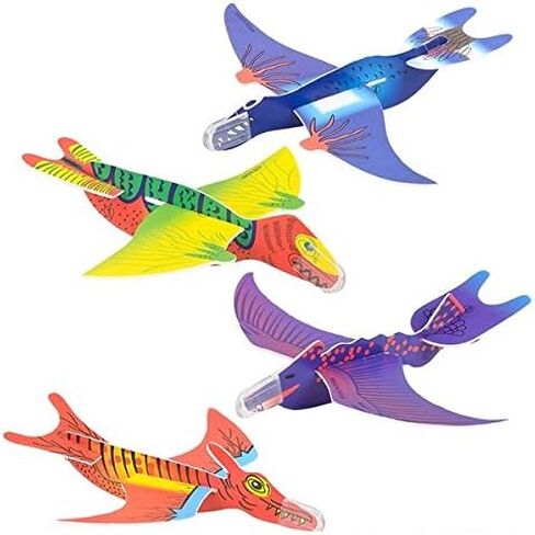 Dinosaur Flying Gliders 24 PK and 1 Vortex Eraser in Kuwait