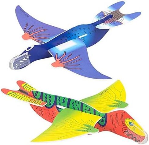 Dinosaur Flying Gliders 24 PK and 1 Vortex Eraser in Kuwait