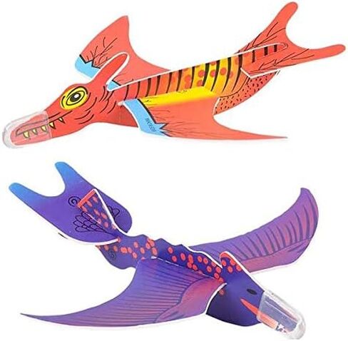 Dinosaur Flying Gliders 24 PK and 1 Vortex Eraser in Kuwait