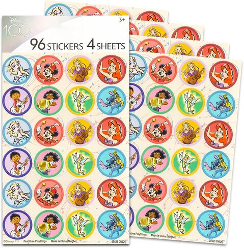 Disney Erasers for Kids Set - Bundle with 15 Disney Character Erasers Featuring Mickey, Minnie, Simba, Stitch, and More Plus Disney 100 Stickers | Disney 100 Art Set for Boys, Girls in Saudi Arabia