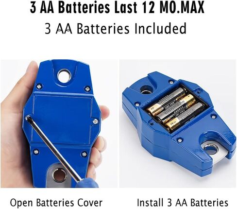 ميزان معلق رقمي للتعليق 300 كجم/660 رطل، ميزان إلكتروني محمول باليد، ميزان معلق رقمي صغير لصيد الأسماك، والصيد، والسفر، والأمتعة، والمزرعة، وثقيل، هدية عيد الأب (أزرق)، 10.5 × 3.2 × 1.9 بوصة in Kuwait