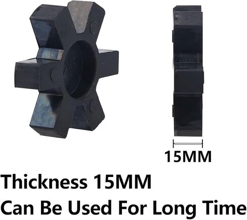 Flexible NBR Rubber Spider Insert Solid Spider Center Insert, Rubber Spider Insert Spider Center Insert for L Jaw Coupling L-Jaw Coupler (5Pcs L100) in Saudi Arabia