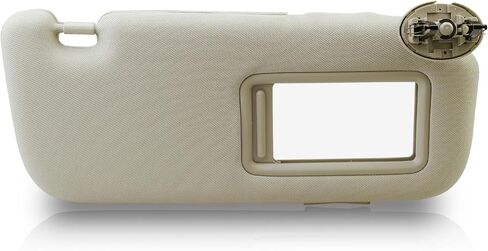 Gray Driver Side Sun Visor Compatible with Toyota Corolla 2007-2013 Replace Left Sun Protection Shade 74320-02711-E0 in Saudi Arabia
