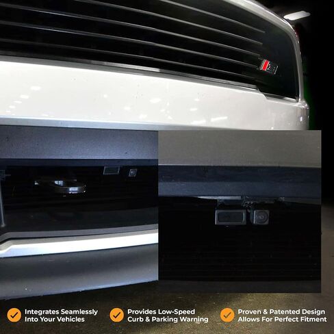 Brandmotion Curb Alert PRO Parking Sensor Kit System for 5000-CA5 | Infrared LED Audible Warning Detection | Adjustable Volume | Parking Front Distance Sensor | Easy Install No Drilling in Saudi Arabia