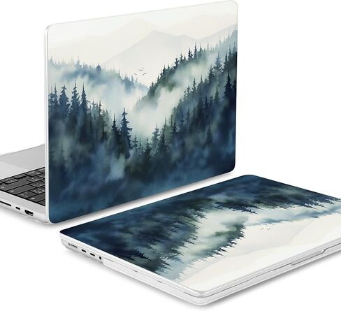 Mektron Case for 2023 MacBook Pro 16" M3 A2991 Fits M2 A2780 M1 A2485 (2021/2030) Pro/Max Chips with Touch ID, Hard Shell Plastic Laptop Cover Keyboard Cover Screen Protector,Peony Flowers C186 in Kuwait